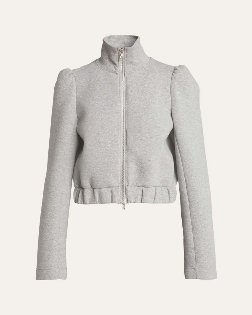 Huras Zip-Up Jacket with Elastic Hem